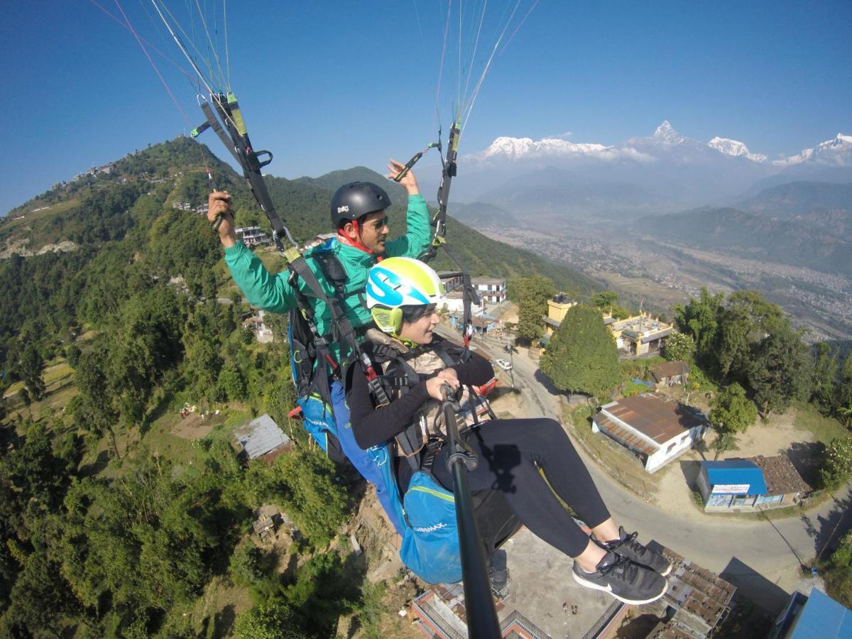 Peace Guest House Pokhara Bagian luar foto